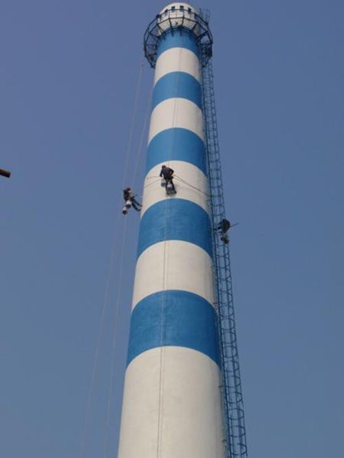 江蘇領(lǐng)悅煙囪加固維修,雙河煙囪刷航標油漆美化廠家